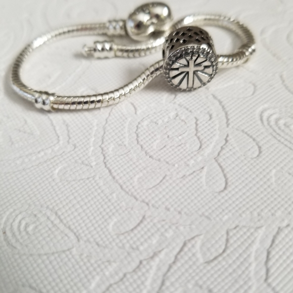 Sliver scripture Mathew 19:26 charm - Picture 4 of 5